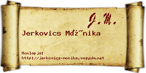 Jerkovics Mónika névjegykártya